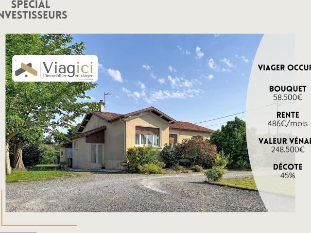 Viager occupé à Sauvagnon, au Nord de Pau
