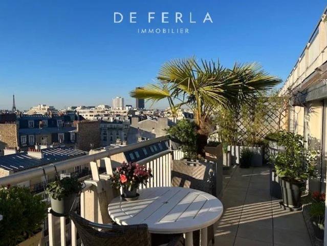 VIAGER OCCUPE Paris XIVème: Trois pièces refait à neuf avec terrasse