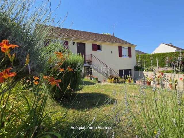 VIARMES ! Maison familiale PLAIN PIED 3 ch Sous sol + jardin