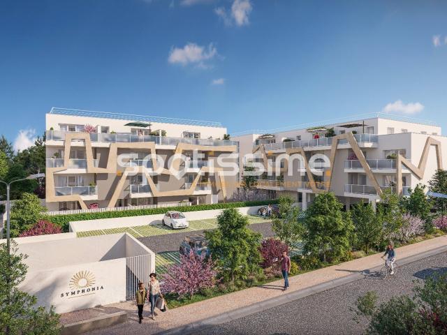 Vias Programme neuf Symphonia T2 avec terrasse et parking en. 46m² Vias