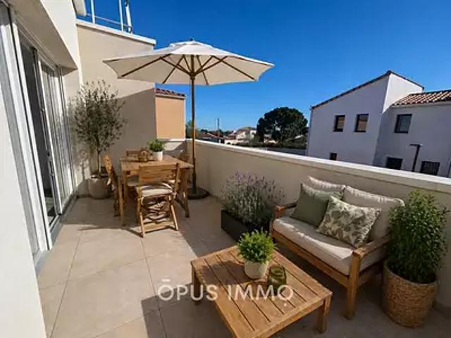 Vic la Gardiole 34110 Achat / Vente appartement 3 pièces t3 terrasse
