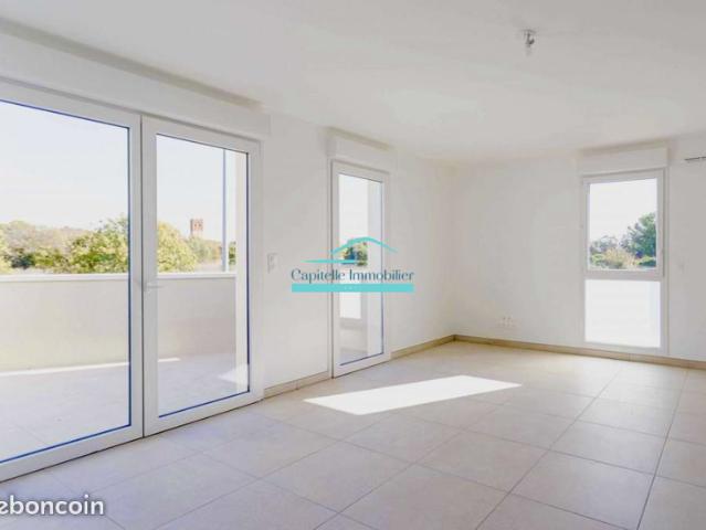 Vic la Gardiole appartement T3 lumineux avec terrasse et 2 p