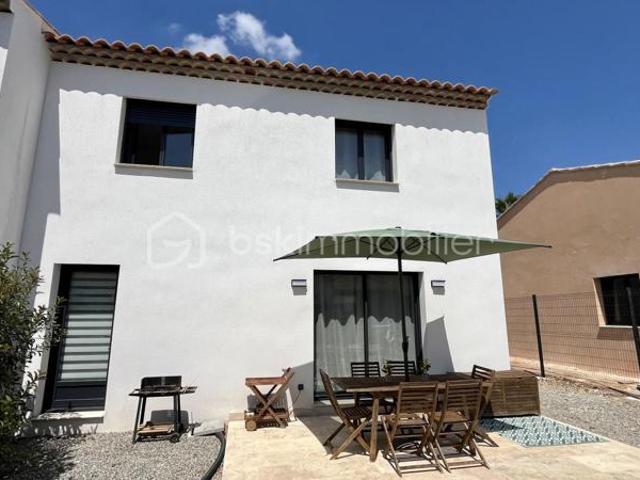 VIDAUBAN – Maison de 2025 de 92 m2 avec 3 chambres, vendue meublée et équipée – Prestations haut de gamme