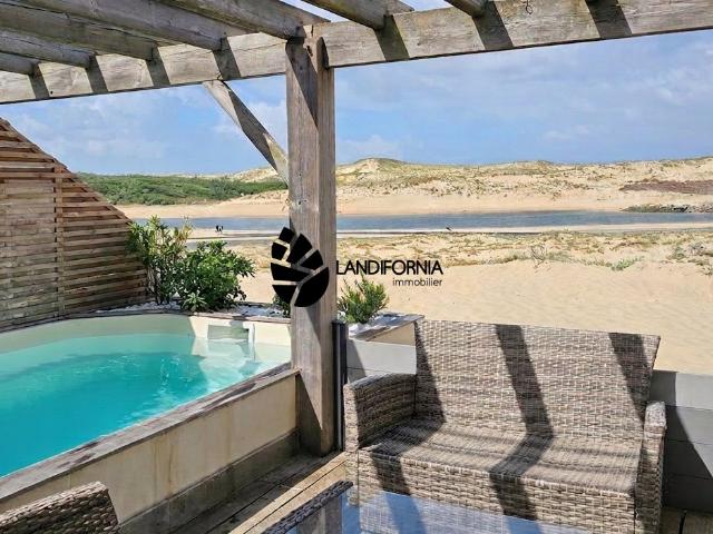 Vieux Boucau les Bains Villa rénovée avec piscine, vue dégagée et emplacement exceptionnel proche océan