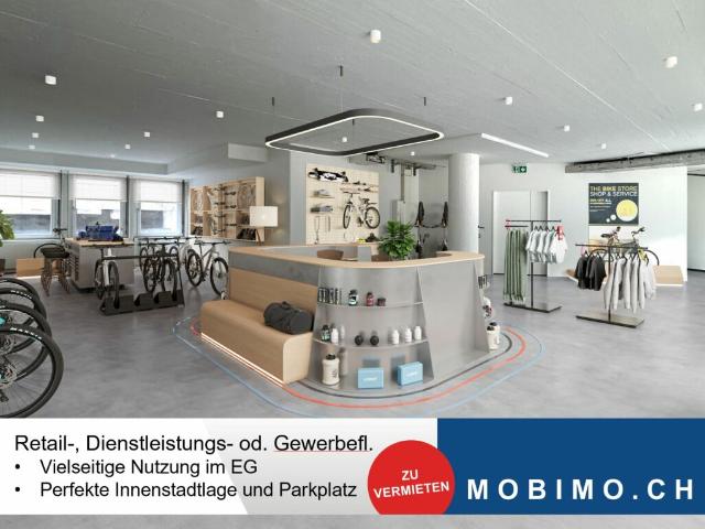 Vielseitiger Geschäftsraum im EG