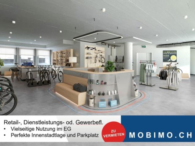 Vielseitiger Geschäftsraum im EG