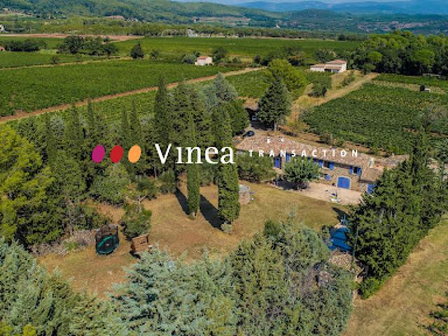 Vignoble avec piscine