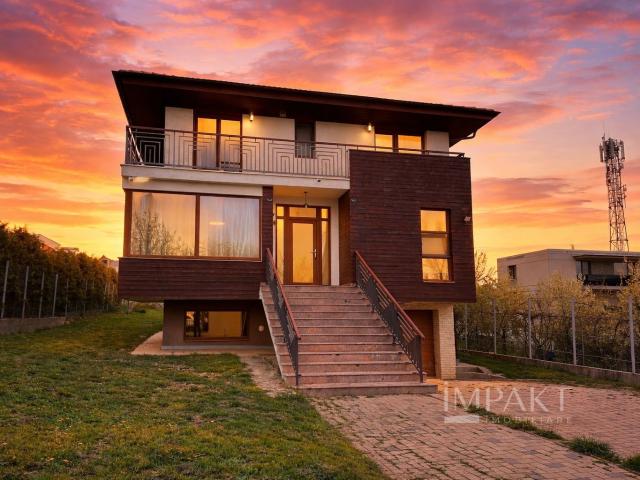Vilă modernă 230 mp, teren generos 1000 mp, garaj, Iris