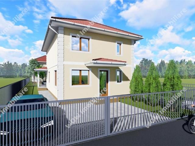 Vila 4 camere 120 mp utili 290 mp teren de vanzare in Selimbar Sibiu