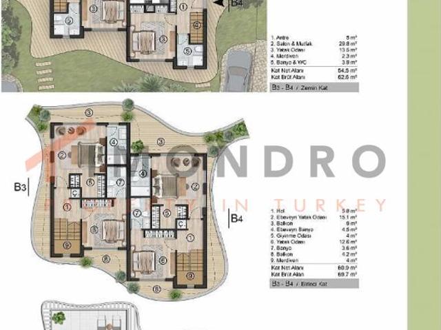 Villa 4+1 Lapta, Girne, 152504