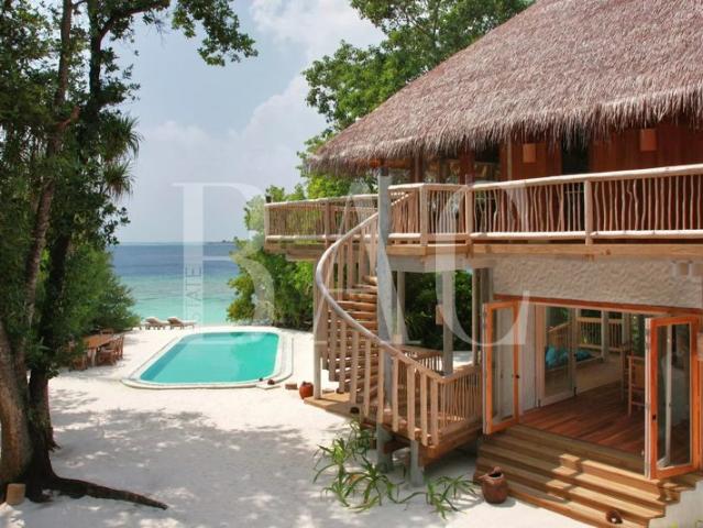 Villa 4 chambres sur une ile aux Maldives