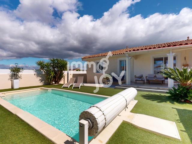 VILLA 4 FACES AVEC PISCINE CALME ABSOLU À DEUX PAS DU CANAL DU MIDI