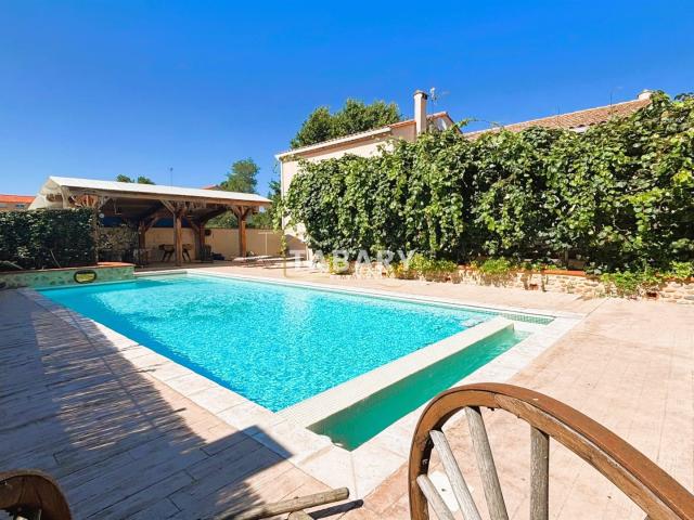 Villa 4 Faces T4 Piscine Double Garage Villelongue D. 128m² Villelongue de la Salanque