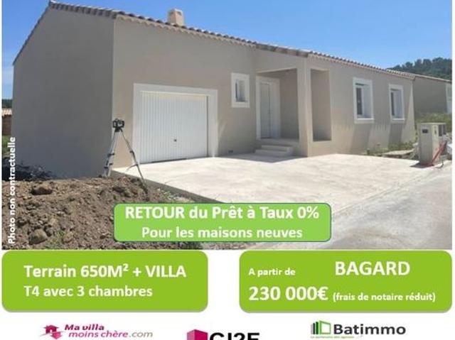Villa 4 pièces 80 m²