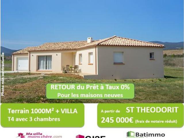 Villa 4 pièces 80 m²