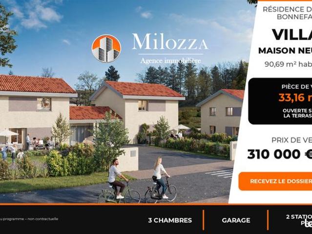 Villa 4 pièces 91 m²