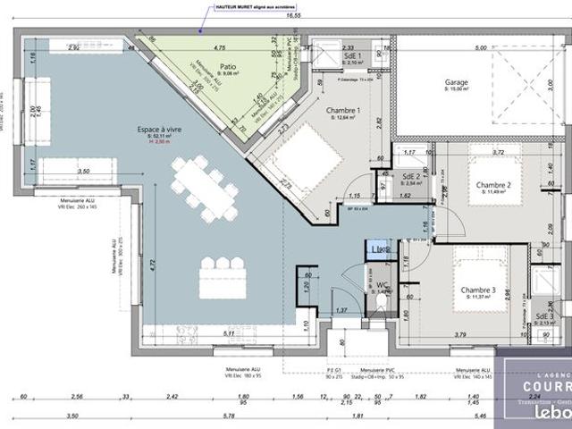 Villa 4 pièces 98 m²