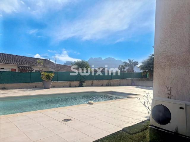 Villa 4 pièces avec piscine face au Rocher de Roquebrune