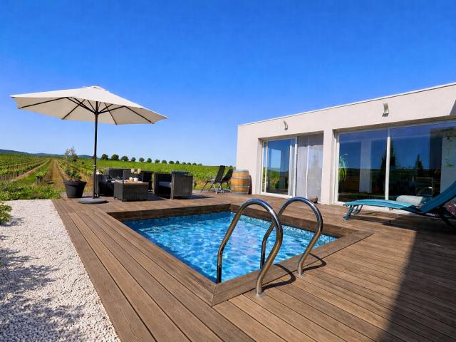 Villa 4pièces de plain pied d'environ 110m2 avec piscine et. 109m² Adissan