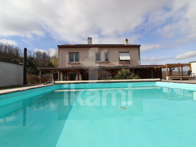 Villa 5 chambres vue exceptionnelle avec piscine à Beausemblant
