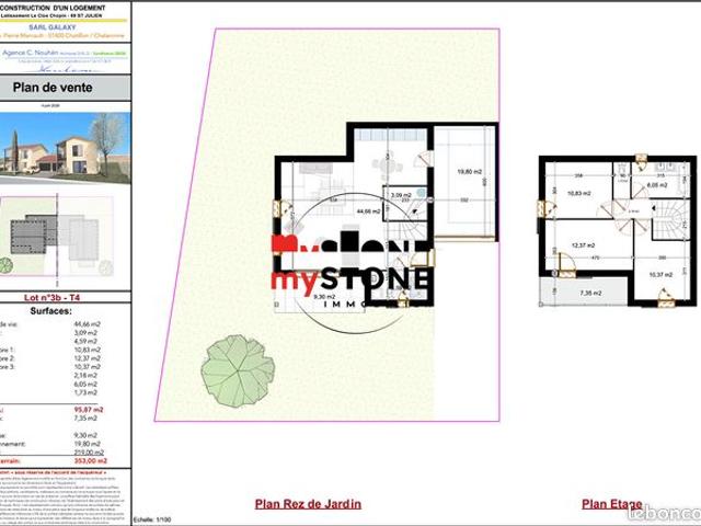 Villa 5 pièces 96 m²