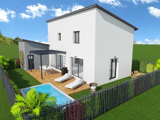 Villa 90 m² avec 3 chambres et garage