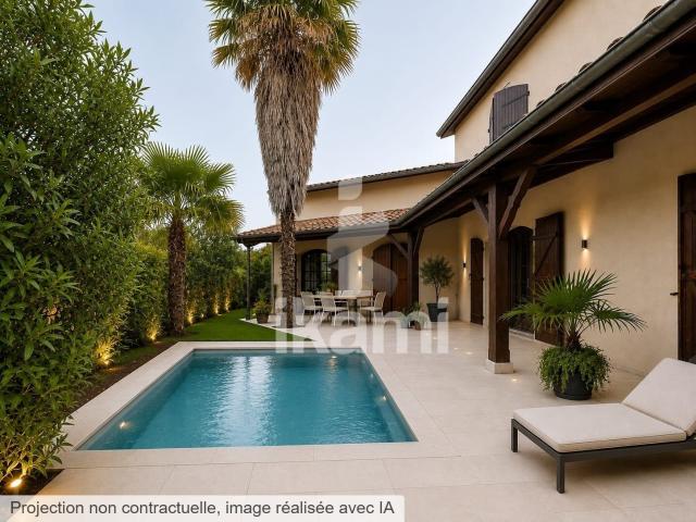 Villa 247 m2 6 chambres terrain 1500 m2 et sous sol complet. 247m² Salaise sur Sanne