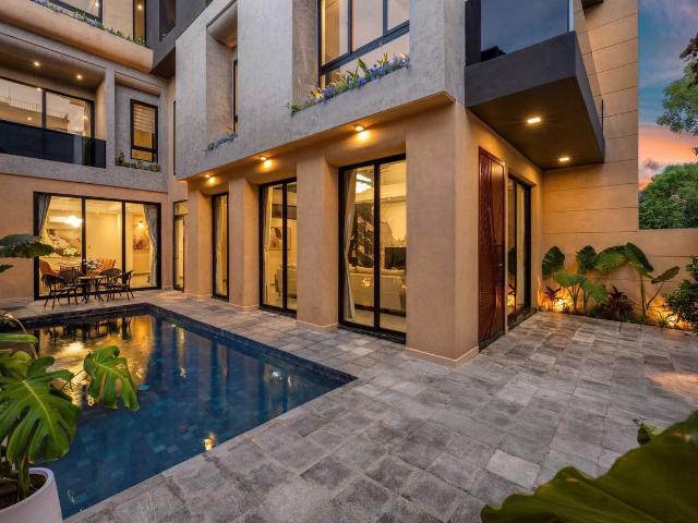 VILLA 3 FLOORS FOR RENT – NAM VIET A, NGU HANH SON, DA NANG
