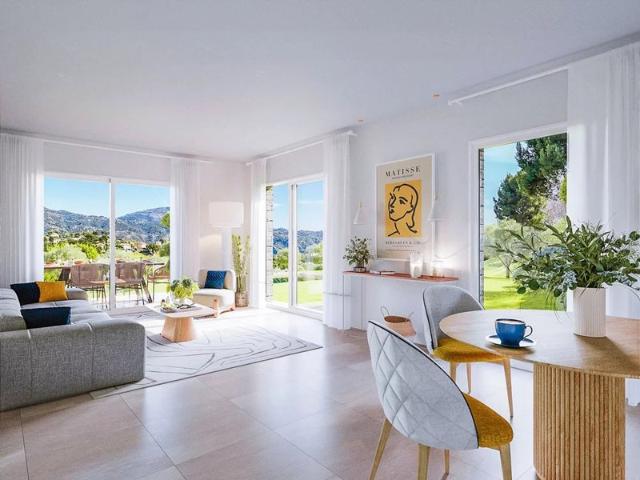 Villa 3 pièces neuve avec jardin dans domaine sécurisé