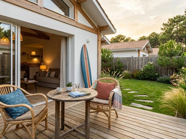 Villa T3 duplex + jardin et parking