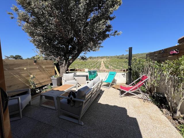 Villa T3 face aux vignes