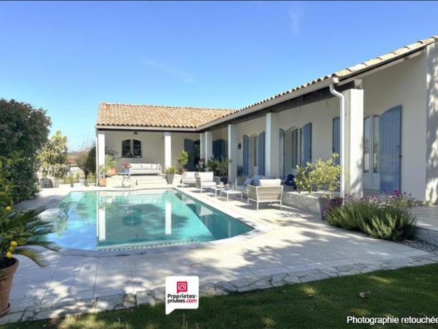 Villa T7 SAINT AUNES de 210m² avec vue imprenable et piscine