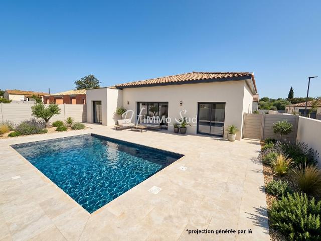VILLA T4 de plain pied Garage Piscine terrasse 3 faces