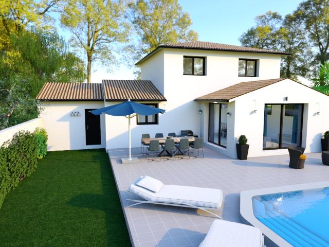 Villa T4 entre la mer et l'étang