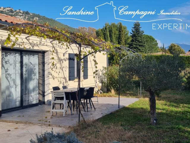 VILLA T4 INDIVIDUELLE de plain pied, piscine, vue Ventoux