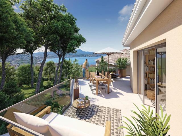 Villa T4 neuve vue mer Résidence La Corniche 83110 Sanary sur Mer