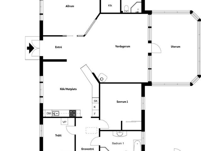 Villa till salu i Viken Sliprännevägen 1 | Länsförsäkringar Fastighetsförmedling