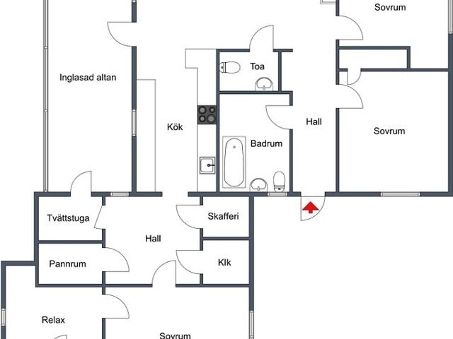 Villa till salu i Boden Hermelinsgatan 12 | Länsförsäkringar Fastighetsförmedling