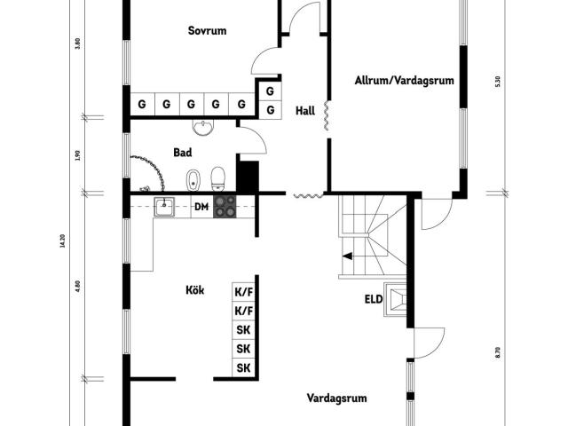 Villa till salu i Örkelljunga Ryttmästaregatan 17 | Länsförsäkringar Fastighetsförmedling
