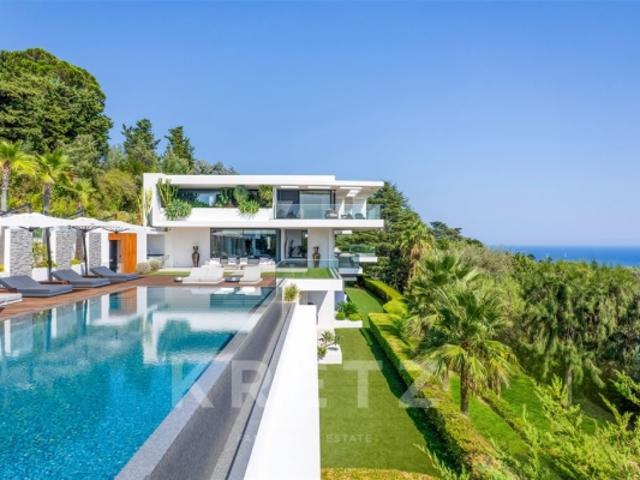 Villa unique à Cannes, 1 130 m² avec vue mer panoramique
