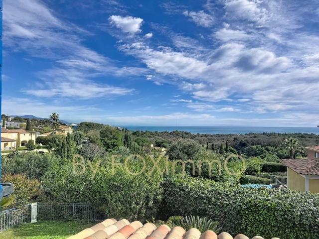 Villa vue mer, cote d azur, piscine, jardin, parking, garage exposition sud