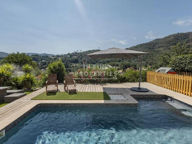 Villa avec vue dégagée 130m² Auribeau sur Siagne