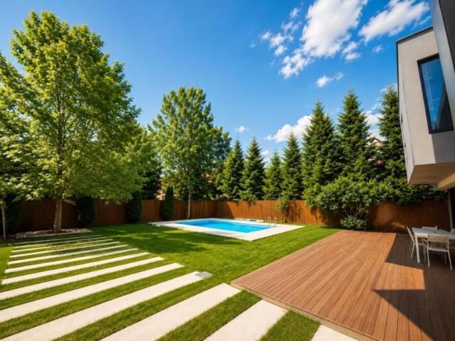Villa with modern architecture, heated pool, 1000sqm yard, Iancu Nicolae area