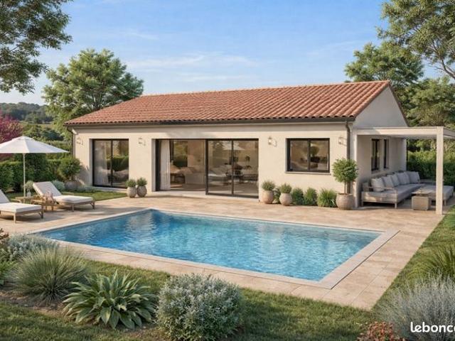 Villa à construire + terrain, Lestelle de saint martory 31360