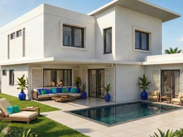 Villa à étage 4 CHB avec piscine Trou aux Biches