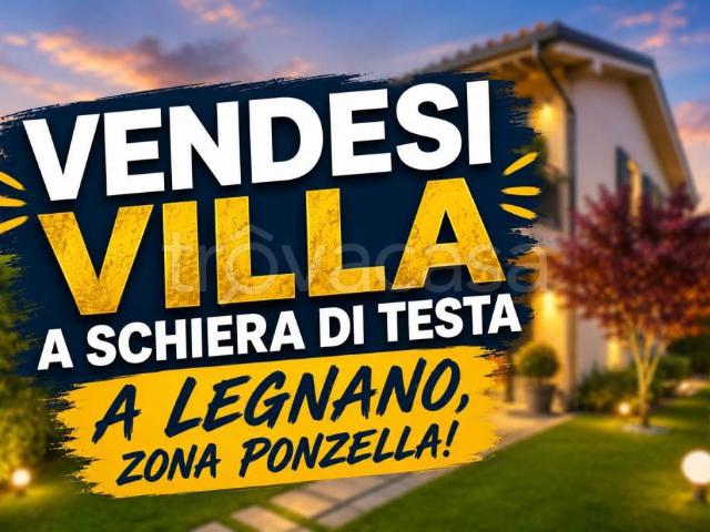 Villa a schiera in vendita a Legnano via Ponzella, Nuovo Ospedale San Paolo