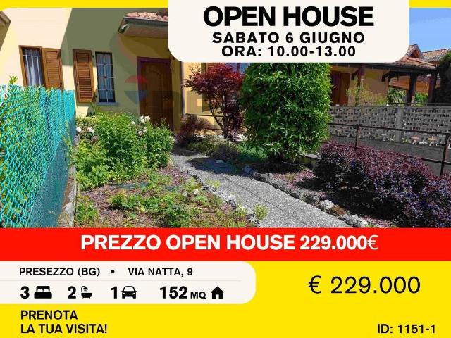 Villa a schiera in vendita a Presezzo