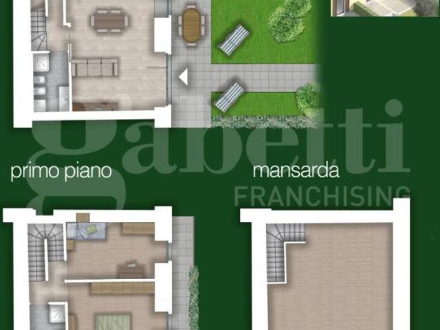 Villa a schiera in vendita a Sangano via Giovanni Gino