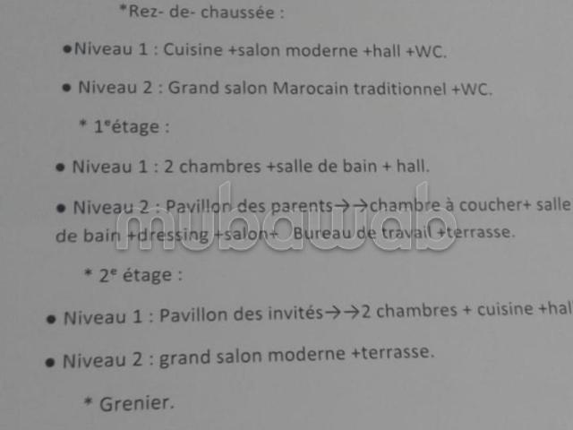 Villa a vendre