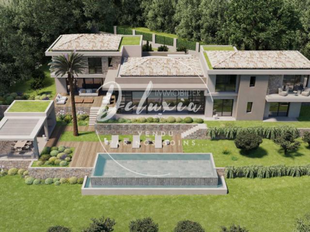 Villa à vendre avec vue mer et piscine, secteur La Nartelle
